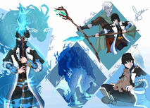 Doodle sheet of my Druid